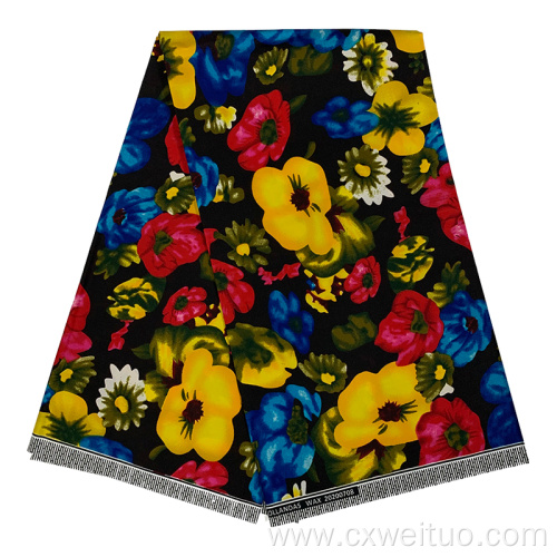 textile 100% polyester low price african fabric